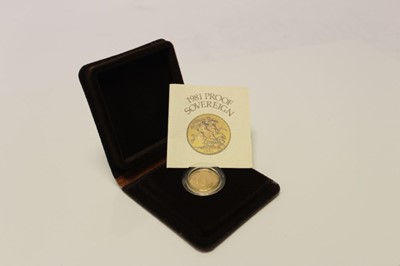 Lot 491 - G.B. - The Royal Mint gold proof sovereign 1982