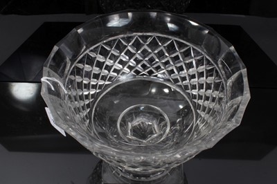 Lot 56 - 19th century cut glass pedestal bowl