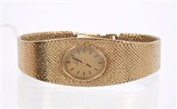 Lot 789 - 1970s ladies' Omega 9ct gold wristwatch with...