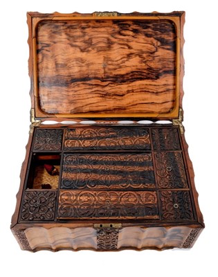 Lot 732 - Fine quality 19th century Anglo-Indian carved coromandel box