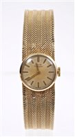 Lot 791 - 1960s ladies' Girard Peregaux 9ct gold...