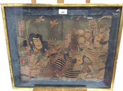 Lot 243 - Two Japanese prints