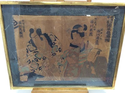 Lot 243 - Two Japanese prints