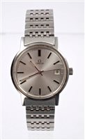 Lot 796 - 1980s gentlemen's Omega stainless steel...