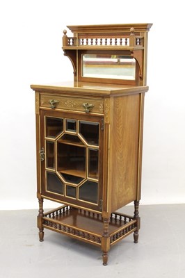 Lot 1038 - Fine quality late 19th century mahogany display cabinet, by Shoolbred & Co.