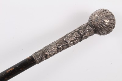 Lot 753 - Collection of walking sticks and parasols