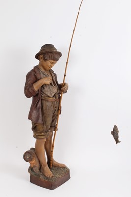 Lot 115 - Austrian Fisherboy figure
