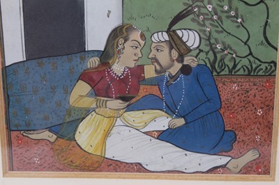Lot 63 - Group of four Indo-Persian manuscript illuminations