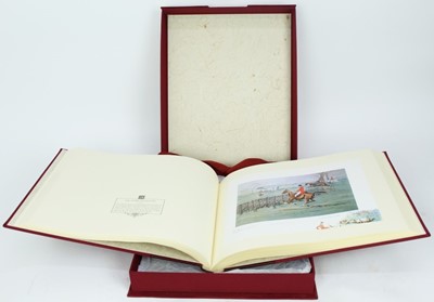 Lot 861 - Book - one volume, Snaffles, Being a Selection of his Hunting and Racing Prints. New Zealand: Millwood Press, Wellington, 1983, oblong folio, no.272/750, tipped in printed letter from H.R.H. Prince...