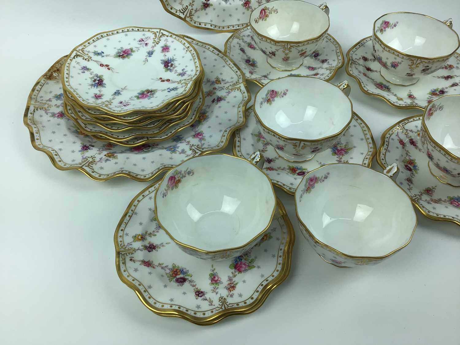 Lot 57 - Good quality Royal Crown Derby tea set with