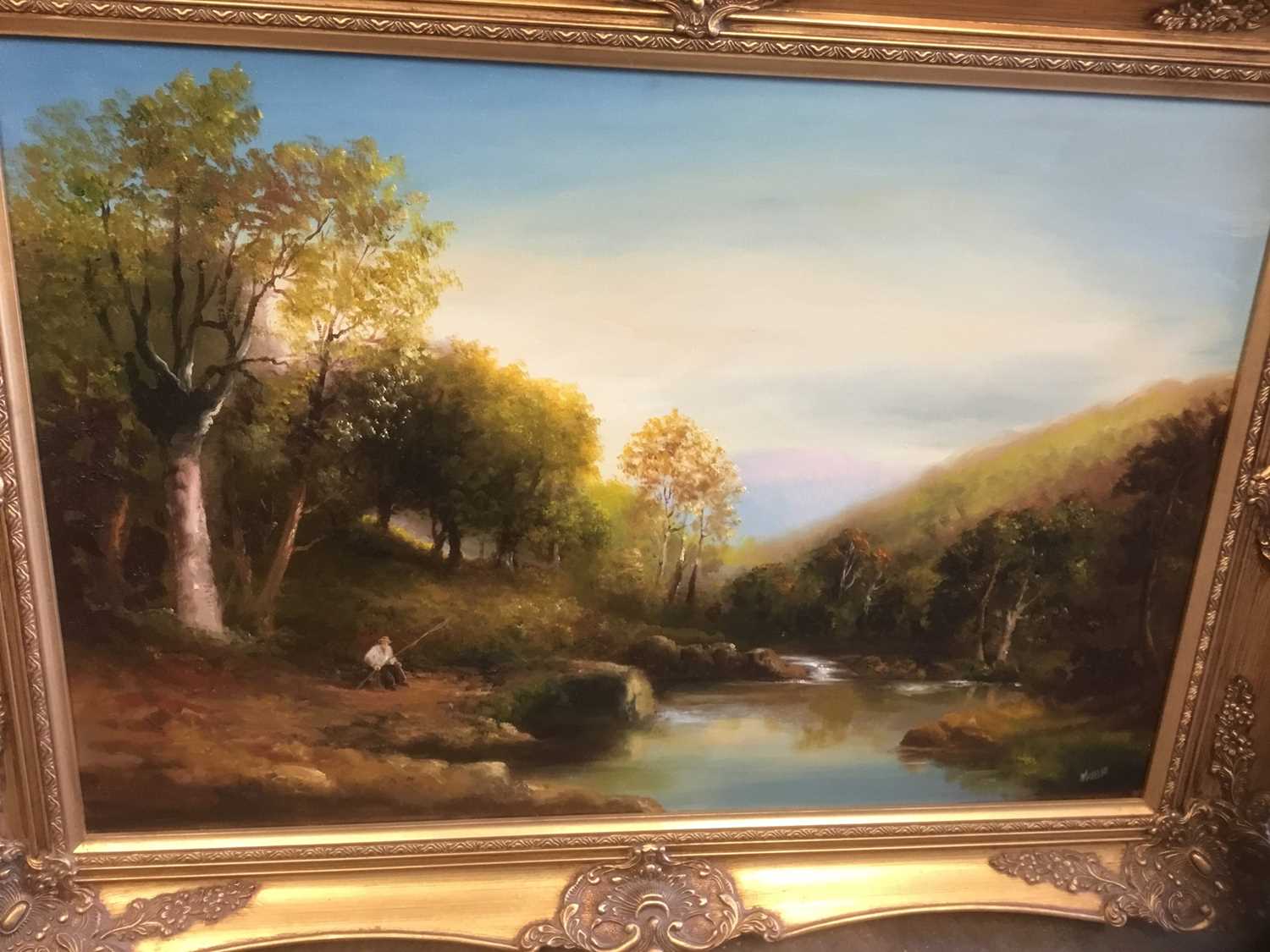 Lot 181 - Three oil paintings on canvas by Wheeler