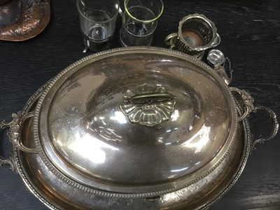 Lot 144 - Group of silver and plate