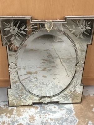 Lot 247 - Venetian glass mirror