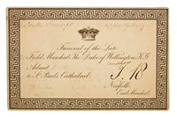 Lot 197 - The Funeral of The Duke of Wellington 18...