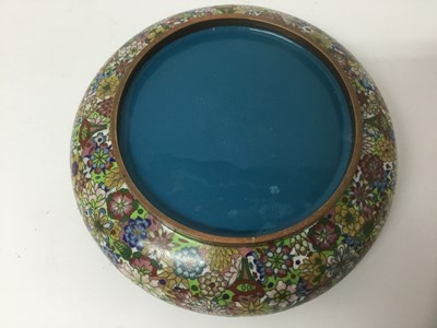 Lot 167 - Japanese cloisonne millefiori pattern bowl