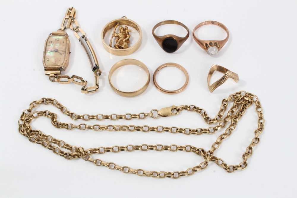 Lot 89 - Group gold jewellery