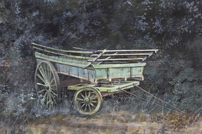 Lot 1100 - *Clive Madgwick - oil on canvas - Cart