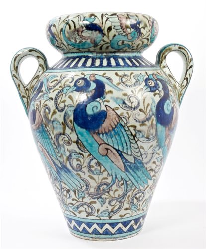 Lot 209 - Fine 19th century William De Morgan pottery...