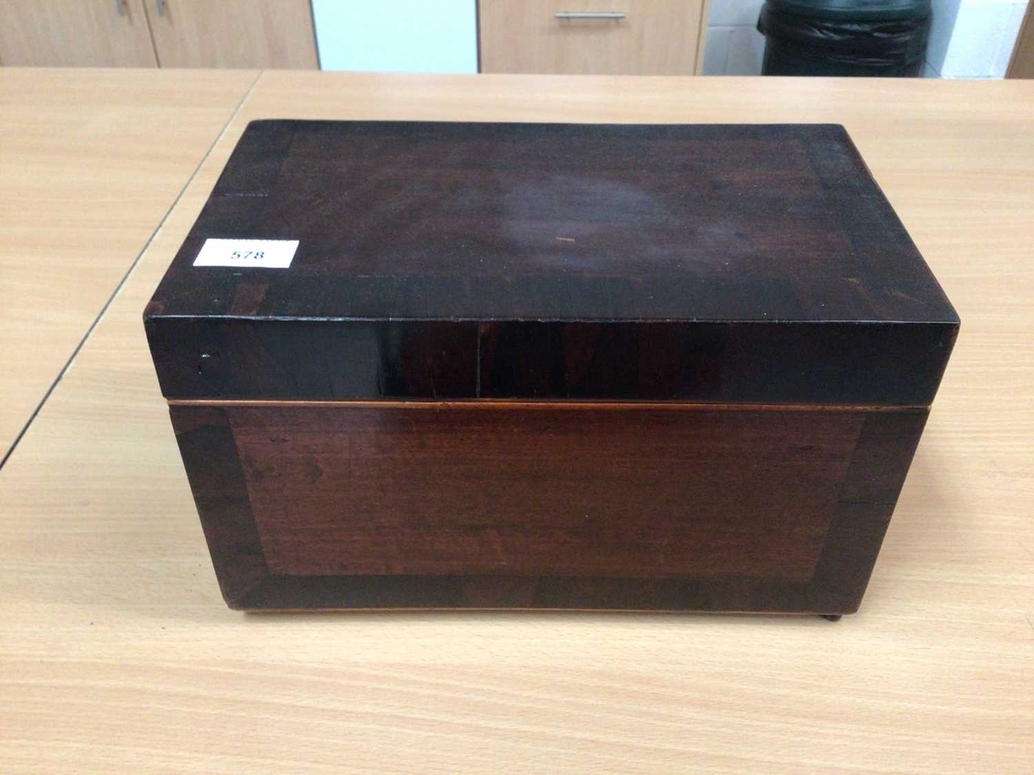 Lot 578 - Regency mahogany box