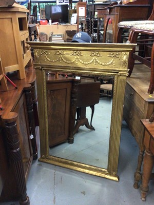 Lot 874 - Regency style gilt overmantel mirror