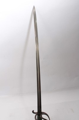 Lot 329 - Victorian military sword with three bar hilt