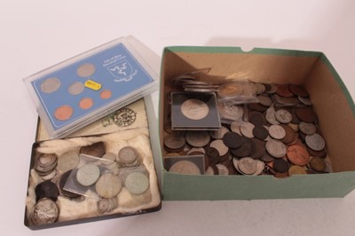 Lot 437 - World - Mixed coins to include some silver issues (qty)