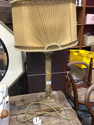 Lot 52 - Lamp with shade