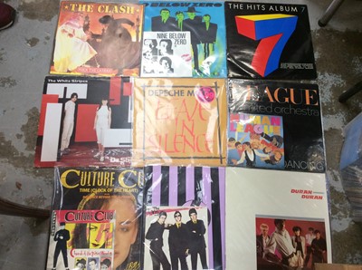 Lot 487 - Selection LPs, 12 inch singles and 7 inch singles including White Stripes, Pulp and Depeche Mode