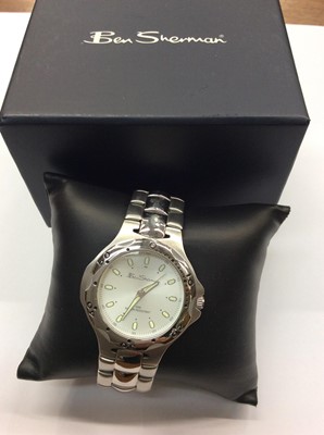 Lot 651 - Ben Sherman stainless steel wristwatch, boxed