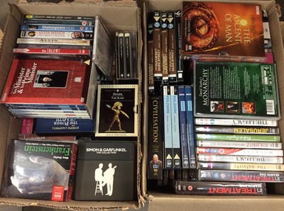 Lot 442 - Quantity CDs and DVDs