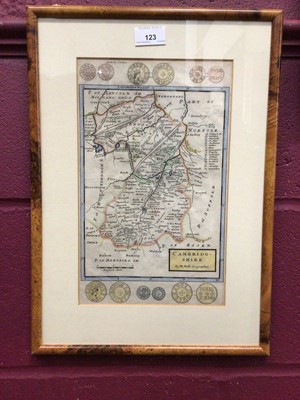 Lot 123 - 18th century map of Cambridgeshire by Moll