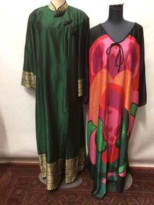 Lot 1791 - Kleshie Bellman vintage dresses and two piece suits plus two 1970's/80's hostess dresses.