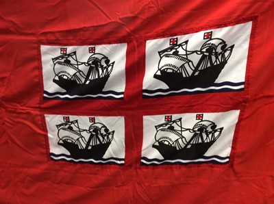 Lot 405 - Large nautical ensign