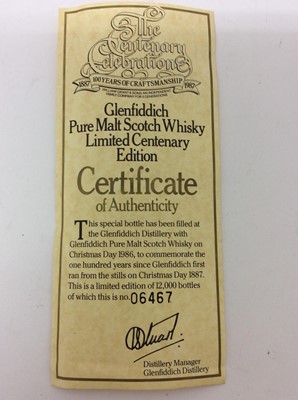 Lot 6 - Glenfiddich 100 year celebration whisky