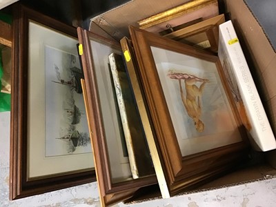 Lot 551 - Collection of watercolours, other paintings and pictures together with a Halcyon Gallery book by Bob Dylan 'The Drawn Blank Series'