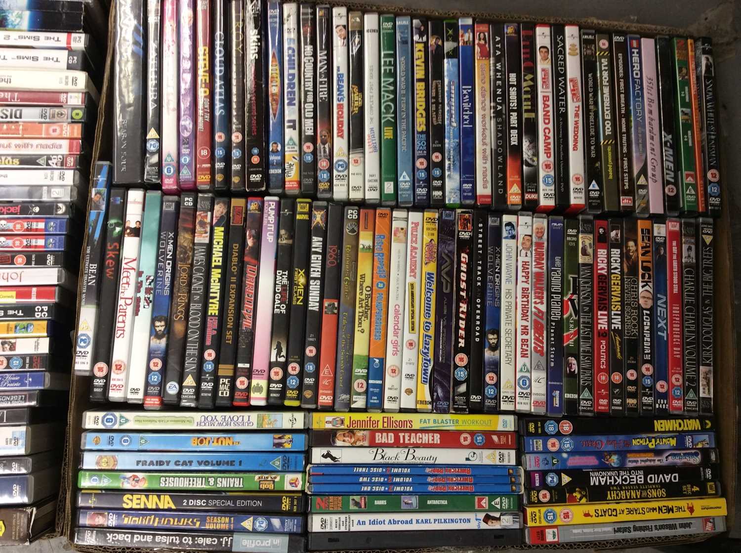 Lot 409 Two Boxes Dvds