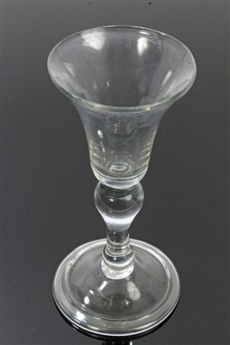 Lot 236 Georgian Short Wine Glass Circa 1740