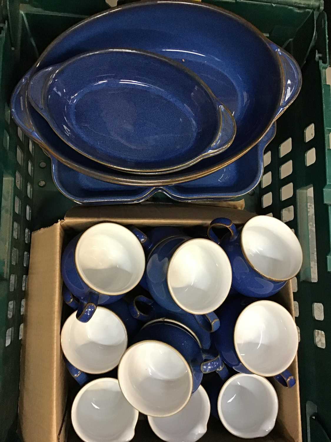 Lot 521 Large collection of Denby pottery tablewares