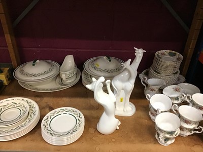 Lot 525 - Royal Albert teawares and other China