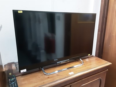 Lot 4 - Sony Bravia flatscreen television model number KDL-32W53A with remote control