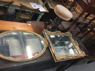 Lot 929 - Two wall mirrors in gilt frames