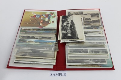 Lot 1112 - Albums of shipping postcards