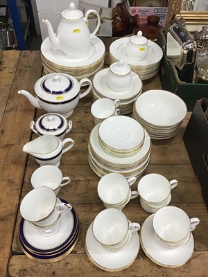 Lot 30 - Royal Worcester Howard pattern part tea service, and a St Andrews bone china part tea service