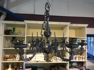 Lot 184 - Six branch gothic style chandelier