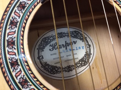 Lot 459 - Harper acoustic guitar in carry case