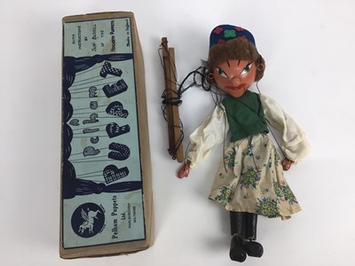 Lot 1562 - Pelham puppet - Russian woman in Blue Pelham Box