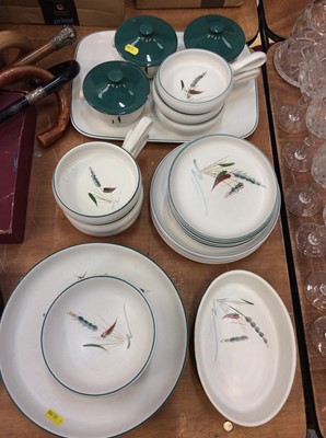 Lot 484 - Denby Greenwheat dinner ware