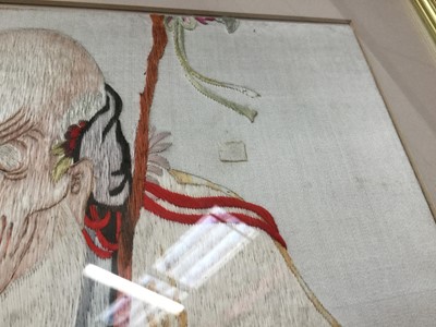 Lot 147 - Chinese silk embroidery