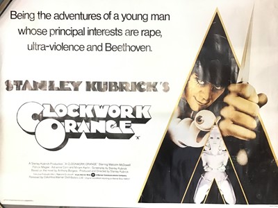 Lot 1300 - Clockwork Orange poster by W E Bradford Quad size