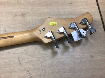 Lot 822 - Cort bass guitar, green finish